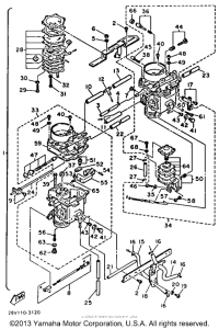 XZ550RK Карбюратор