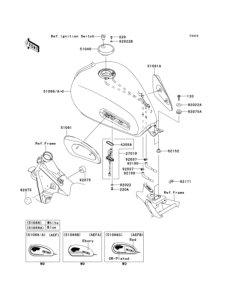 EJ800 Топливный бак