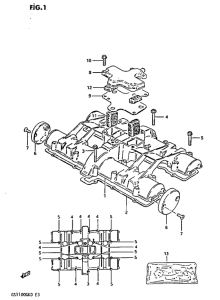 GS1100 Крышка головки цилиндров