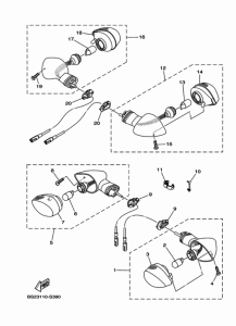 FZ09 Поворотники