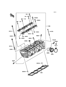 ZR800 Головка цилиндров