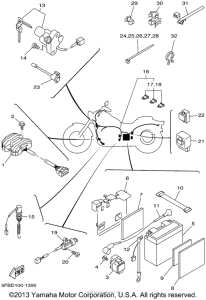 XVS650 Электрика