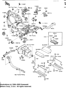 ZX600 Battery case / tool case