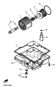 FZX750 Масляный фильтр