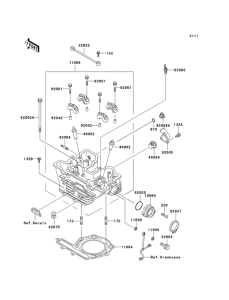 KL250 Головка цилиндров