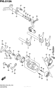 RM-Z450 Механизм  переключения передач