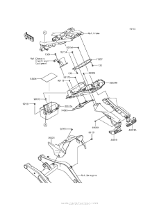 ER650 Заднее крыло