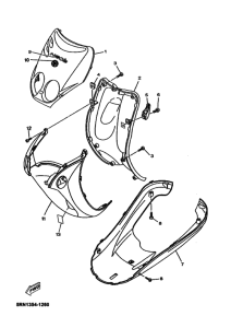 YN100 Щиток облицовочный