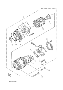 XJ900S Генератор