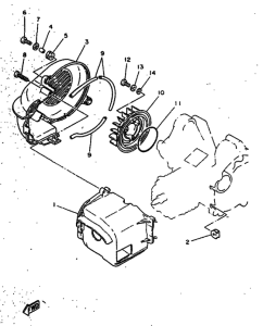 YN50 Воздухоотвод и вентилятор