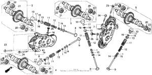 VFR750R Распределительный вал