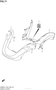 AN650Z Облицовка руля