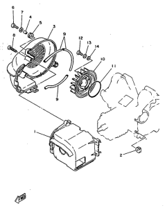 YN50R Bouclier ventilation