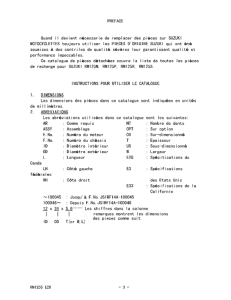 RM125 Catalog preface