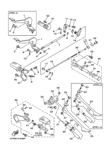 XVS400 ｽﾀﾝﾄﾞ. ﾌｰﾄﾚｽﾄ