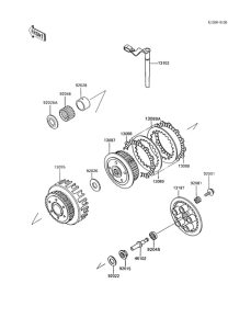 ZX600 Сцепление