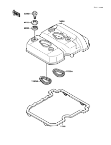 EL250 Крышка головки цилиндров