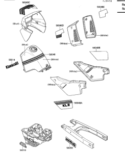 KL650 Наклейка