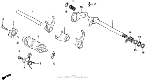 TLR200 Вилка переключения передач