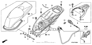 SH150I Seat + luggage box