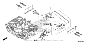 ST1300P (ABS) Throttle Body (Component Parts)