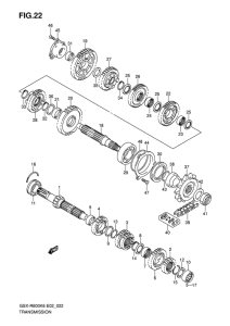 GSX-R600 Трансмиссия
