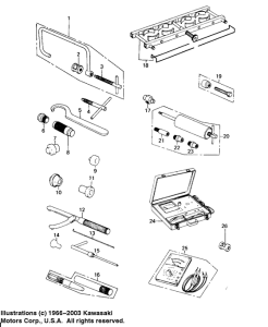 KZ650 Special service tools "b"