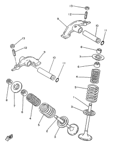 SR250SP Клапана