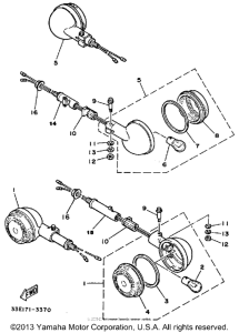 RZ350NC Поворотники