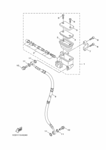 YW50F Передний тормозной цилиндр