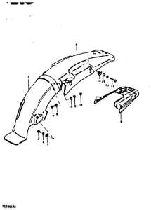 TS100 Заднее крыло