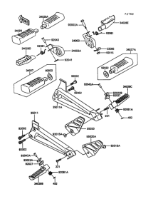KL600 Подножки