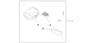XL125V Top box 35l pearl breezy blue