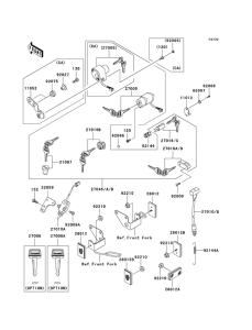 BN125 Замок зажикания