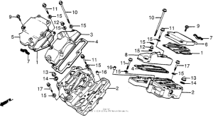 VT700C Крышка головки цилиндров