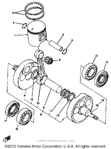 IT465J Коленвал,поршни