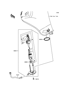 EX650 Топливный насос