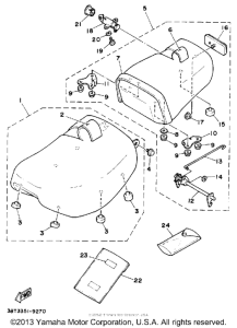 XV535AC Сиденье