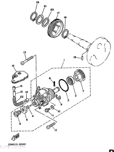 CH80 Масляный насос