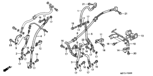 XL1000V Тормозные шланги