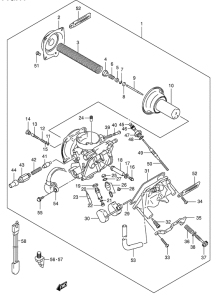 VL125 Carburetor assy