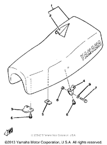 YZ125G Сиденье