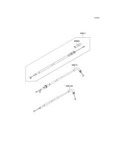 EX300 Тросы управления