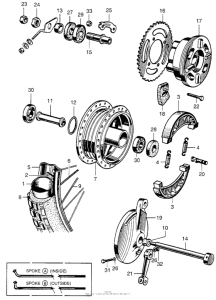 CA102 Переднее колесо