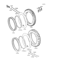 KL650 Колеса,покрышки