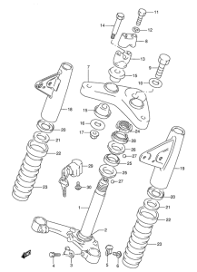 AX115 Траверса нижняя