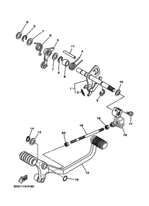 XVS1100A XVS11AN Shaft shift