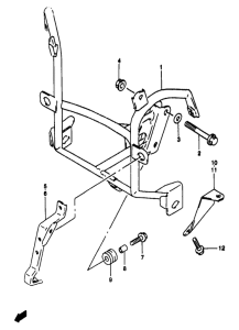 GSF1200S (ABS) Cowling brace
