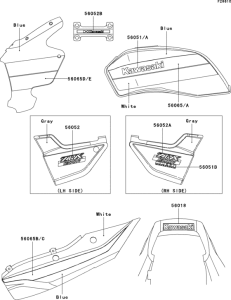 ZR1200 Decals(blue / white)(zr1200-a2)