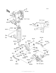 ZG1400 Подвеска  /  амортизатор